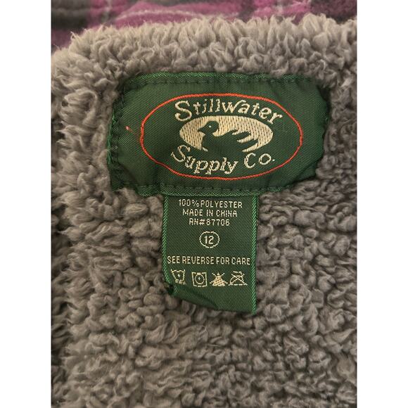 Stillwater Supply &Co Kids Plaid shacket Jacket Size 12 - Picture 4 of 6